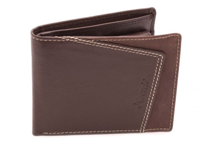 Pánska hnedá peňaženka kožená