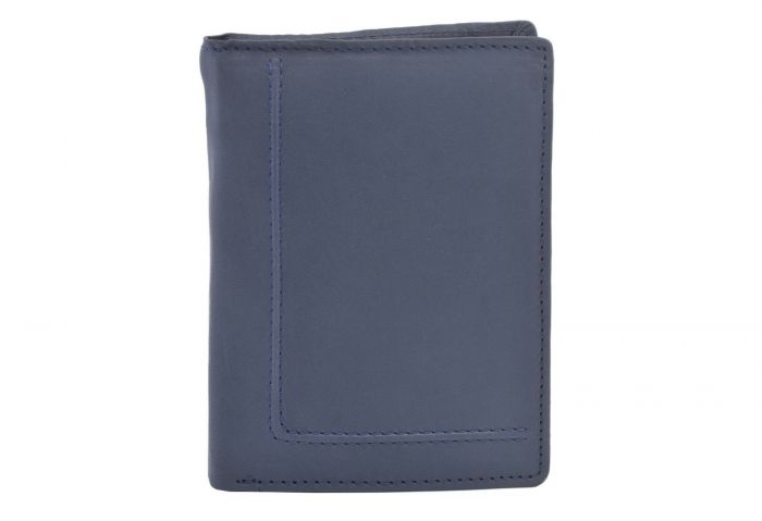 Kožená modrá pánska peňaženka