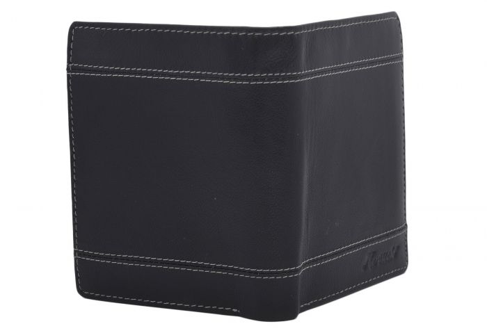 Čierna kožená peňaženka pánska 