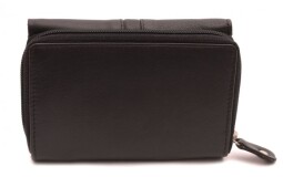 Dámska čierna kožená peňaženka 