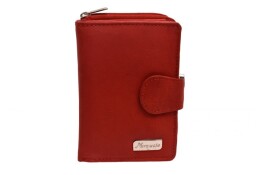 Červená peňaženka dámska z pravej kože