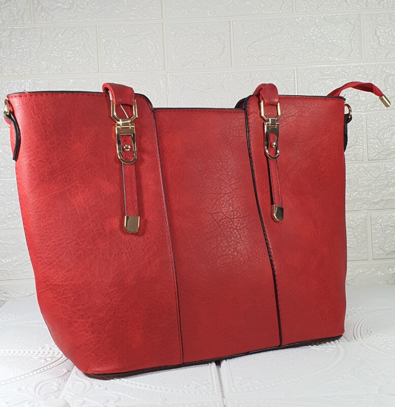 Červená dámska kabelka 